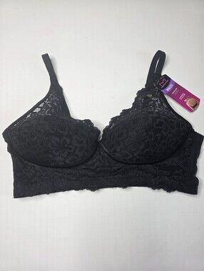 NEW Maidenform Lace Wireless Bra Bralette 38B